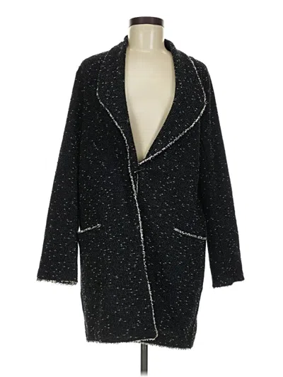 Pre-owned Max Studio Coat In Black