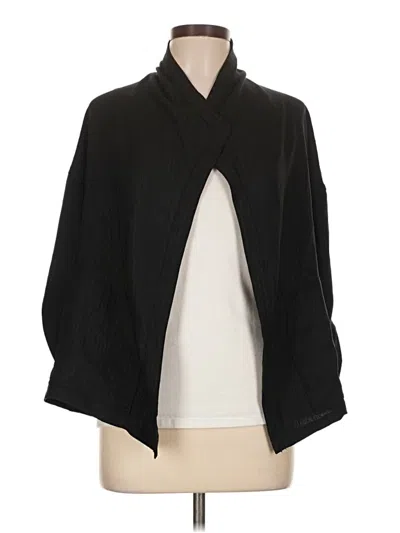 Pre-owned Max Studio Coat In Black