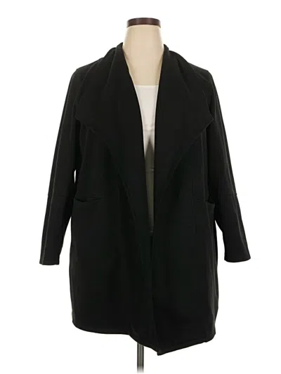 Pre-owned Max Studio Coat In Black