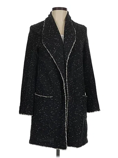 Pre-owned Max Studio Coat In Black