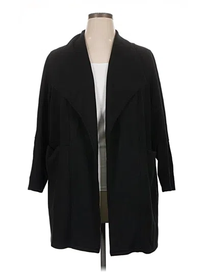 Pre-owned Max Studio Coat In Black