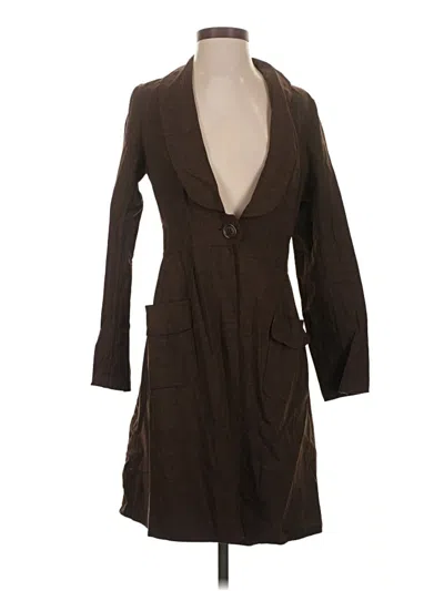 Pre-owned Max Studio Coat In Brown