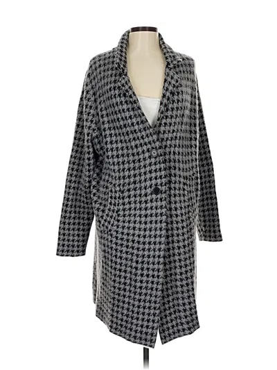 Pre-owned Max Studio Coat In Gray