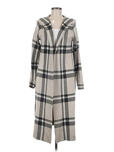 Pre-owned Max Studio Coat In Gray