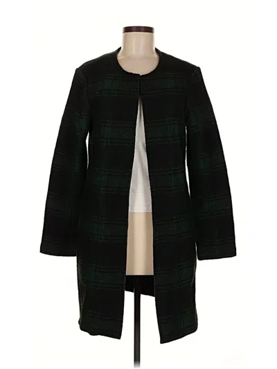 Pre-owned Max Studio Coat In Green