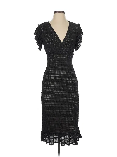 Pre-owned Max Studio Cocktail Dress In Black