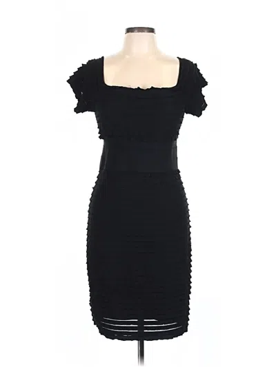 Pre-owned Max Studio Cocktail Dress In Black