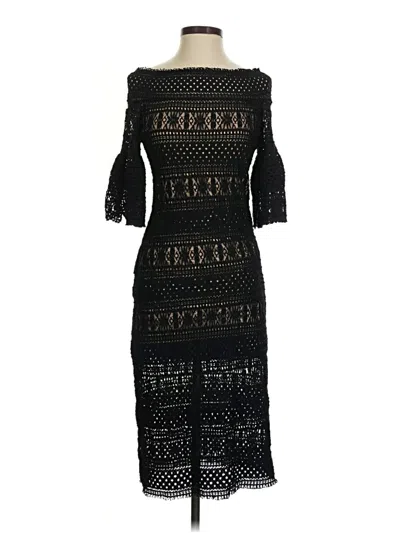 Pre-owned Max Studio Cocktail Dress In Black