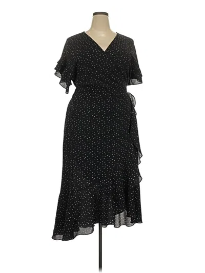 Pre-owned Max Studio Cocktail Dress In Black