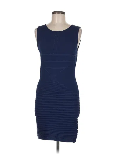 Pre-owned Max Studio Cocktail Dress In Blue