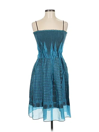 Pre-owned Max Studio Cocktail Dress In Blue