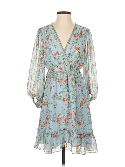 Pre-owned Max Studio Cocktail Dress In Blue