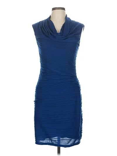 Pre-owned Max Studio Cocktail Dress In Blue
