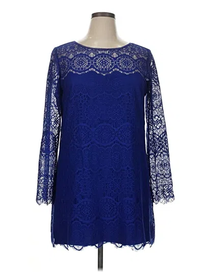 Pre-owned Max Studio Cocktail Dress In Blue