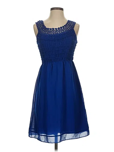 Pre-owned Max Studio Cocktail Dress In Blue