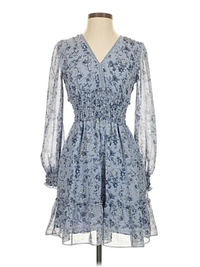 Pre-owned Max Studio Cocktail Dress In Blue