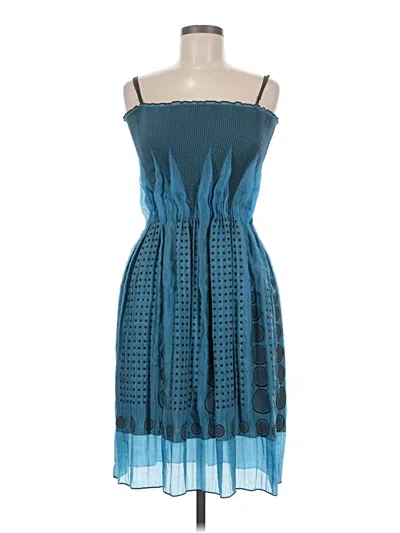 Max Studio Cocktail Dress In Blue