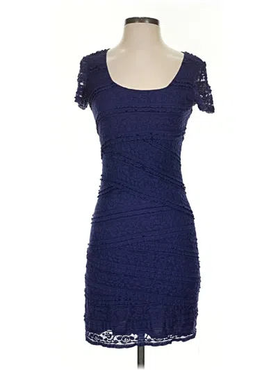 Pre-owned Max Studio Cocktail Dress In Blue