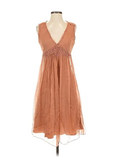 Pre-owned Max Studio Cocktail Dress In Brown