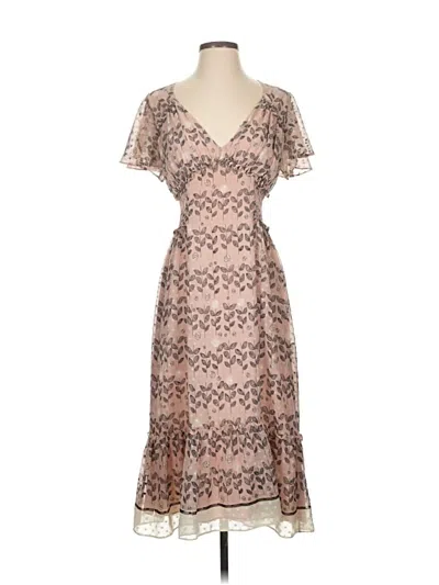 Pre-owned Max Studio Cocktail Dress In Brown