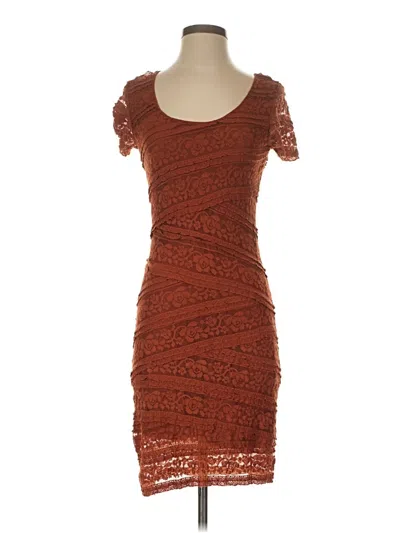 Pre-owned Max Studio Cocktail Dress In Brown