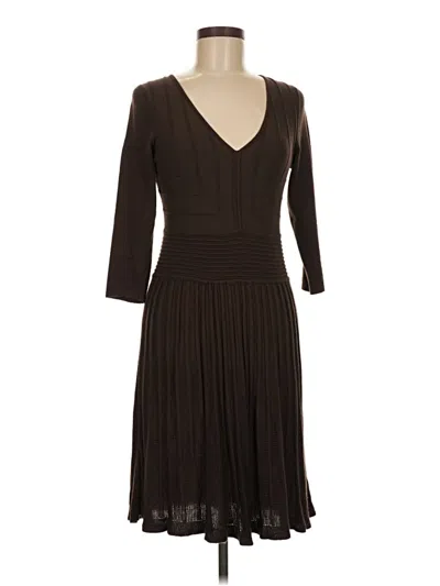 Pre-owned Max Studio Cocktail Dress In Brown