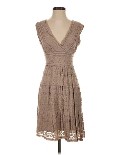 Pre-owned Max Studio Cocktail Dress In Brown