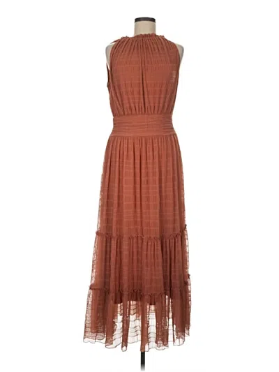 Pre-owned Max Studio Cocktail Dress In Brown