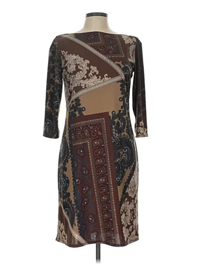 Pre-owned Max Studio Cocktail Dress In Brown
