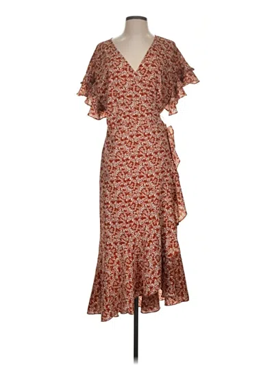 Pre-owned Max Studio Cocktail Dress In Brown