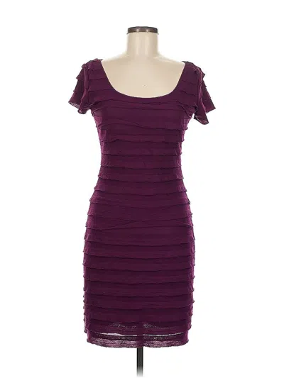 Pre-owned Max Studio Cocktail Dress In Burgundy