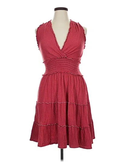 Pre-owned Max Studio Cocktail Dress In Burgundy