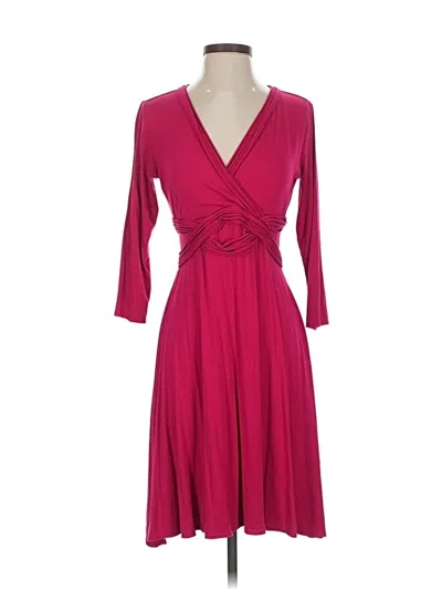 Pre-owned Max Studio Cocktail Dress In Burgundy