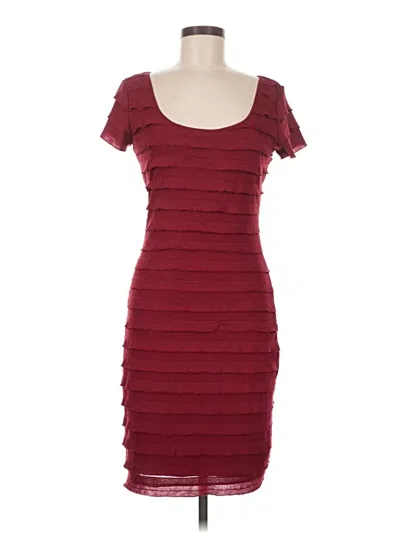 Pre-owned Max Studio Cocktail Dress In Burgundy