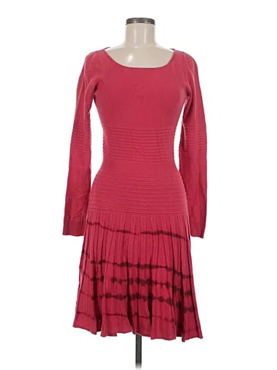 Pre-owned Max Studio Cocktail Dress In Burgundy