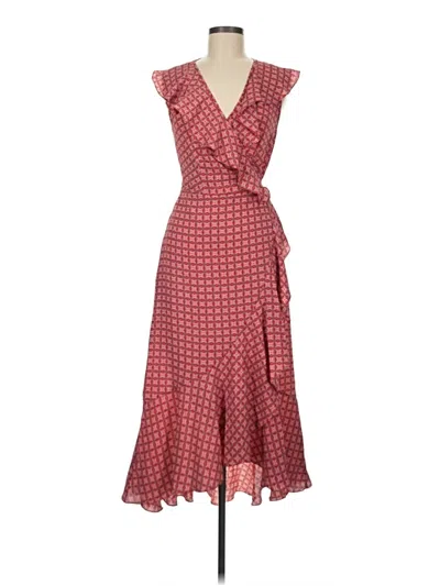 Pre-owned Max Studio Cocktail Dress In Burgundy