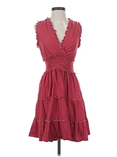 Pre-owned Max Studio Cocktail Dress In Burgundy