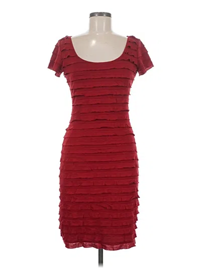 Pre-owned Max Studio Cocktail Dress In Burgundy