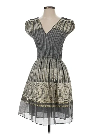 Pre-owned Max Studio Cocktail Dress In Gray