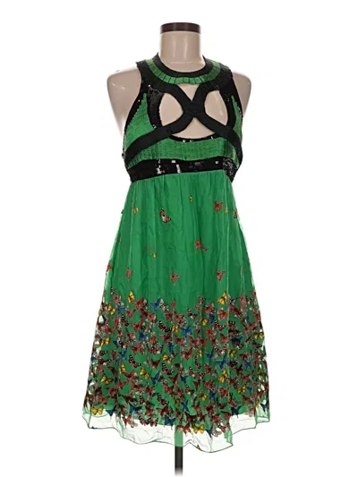 Pre-owned Max Studio Cocktail Dress In Green