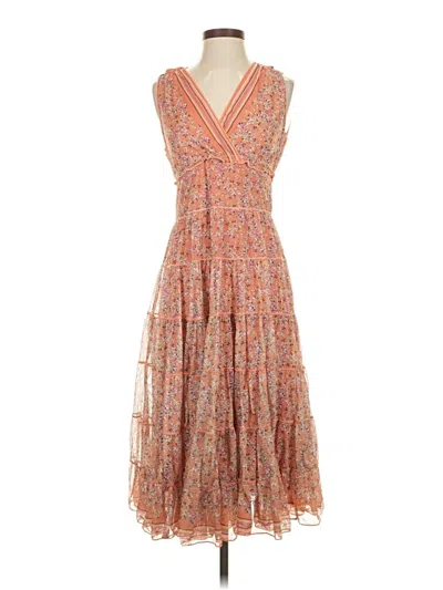 Pre-owned Max Studio Cocktail Dress In Orange