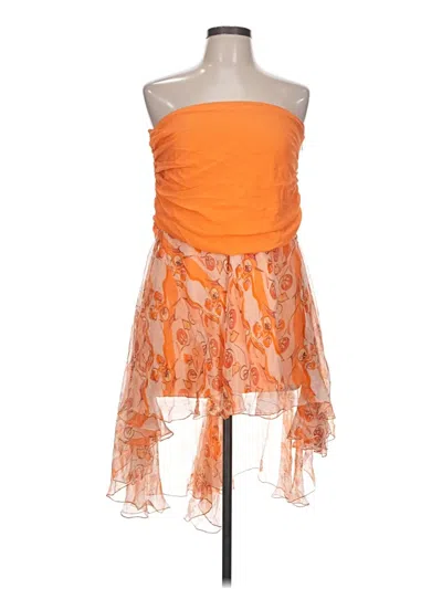 Pre-owned Max Studio Cocktail Dress In Orange