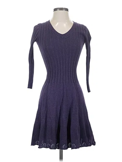Pre-owned Max Studio Cocktail Dress In Purple