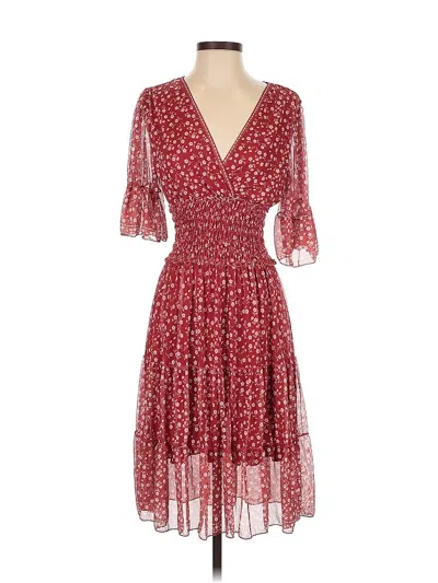 Pre-owned Max Studio Cocktail Dress In Red