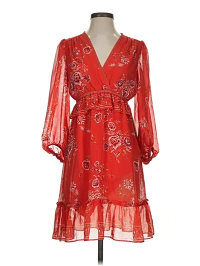 Max Studio Cocktail Dress In Red