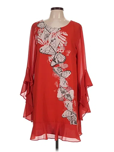 Pre-owned Max Studio Cocktail Dress In Red