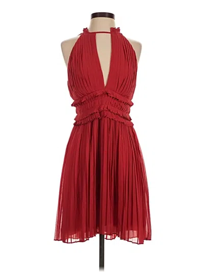 Pre-owned Max Studio Cocktail Dress In Red