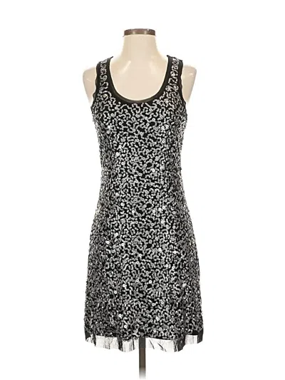 Pre-owned Max Studio Cocktail Dress In Silver