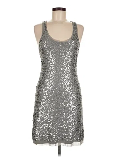 Pre-owned Max Studio Cocktail Dress In Silver
