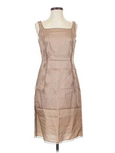 Pre-owned Max Studio Cocktail Dress In Tan